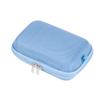 BRIGHTFUFU Wireless Headset Storage Box for Travel Portable Electronics Organizer Charger Pouch Anti-Pressure Design for Data Cables and Earbuds Blue view 1