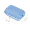 BRIGHTFUFU Wireless Headset Storage Box for Travel Portable Electronics Organizer Charger Pouch Anti-Pressure Design for Data Cables and Earbuds Blue view 4