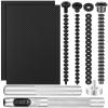 Lanties 145 Pcs DIY Holster Kit for Making Knife Sheath Keel, Black,Gray view 1