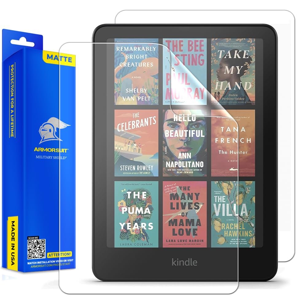 ArmorSuit 2 Pack Anti-Glare Screen Protector for Amazon Kindle Colorsoft (7 Inch, 2024) Max Coverage MilitaryShield Matte Film - Made in USA