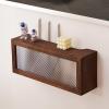 yinxx240708 Cable Organizer Box Household Wire Organizer Box Junction Board Row Socket Block Thread Box Wall Hanging WiFi Router Set Top Box Storage Rack Cable Management Box view 3