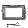 JNOEEDWN Car Radio Frame 9 Inch Compatible with PREVIA/Estima/Tarago Android MP5 Player Casing 2 Din Head Unit Fascia Stereo Dash Cover(Silver Cable) view 4