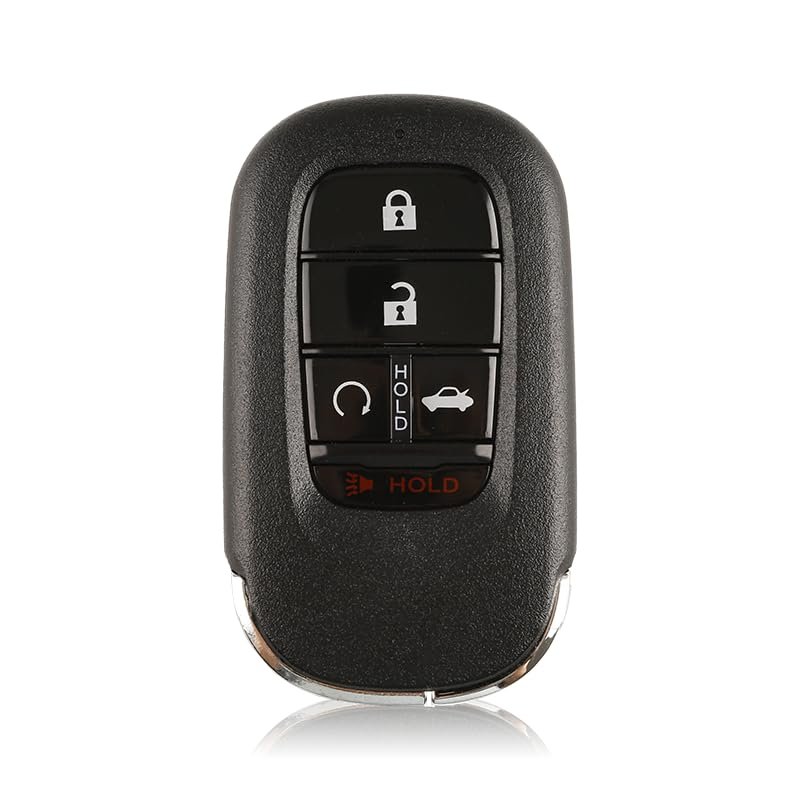 Smart Key Fob Replacement for Honda Accord Civic 2022-2024, Proximity Keyless Entry Push Start Remote Control, 5-Button 433MHz 4A Chip Compatible with FCC ID KR5TP-4, Fits 72147-T20-A11 A3C0161660000