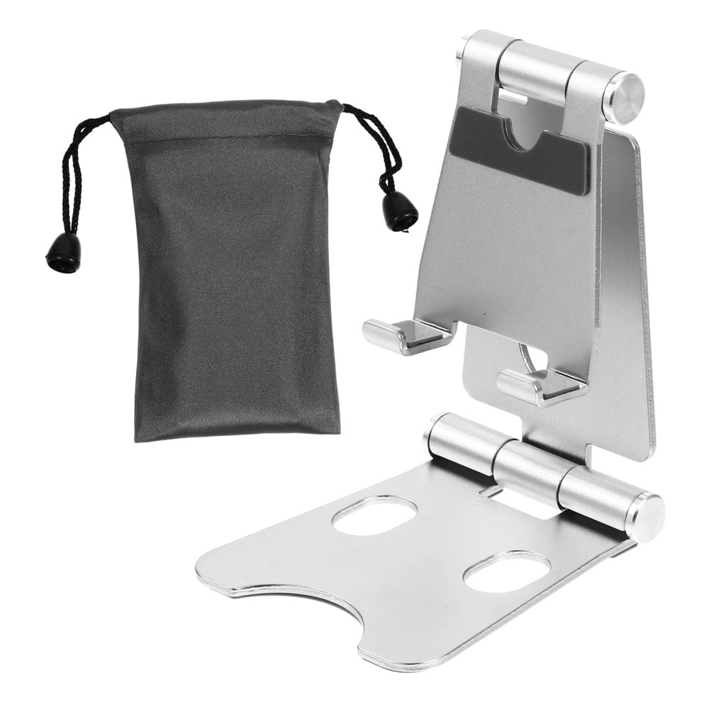 BRIGHTFUFU Adjustable Phone Stand Aluminum Tablet Rack Mini Cellphone Holder Portable and Durable Stand