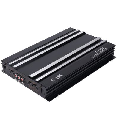 7800W Car Amplifier, Aluminum Alloy 4 Channel Amp, Powerful Stereo Audio for Vehicle Sound System, Class AB with Ideal Frequency Response