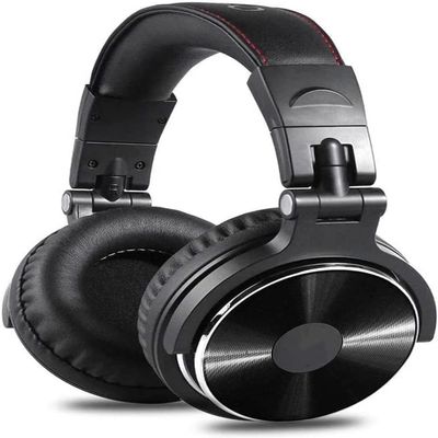LJGYYDS Active Noise Cancelling Headphones, Over Ear Headphones, Hi-Res Audio, Deep Bass, Memory Foam Ear Cups, for Travel, Home Office(Black)