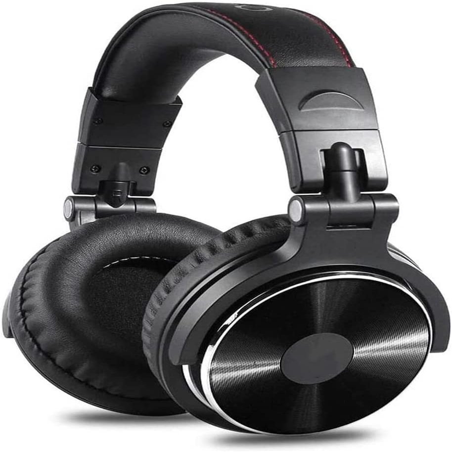 LJGYYDS Active Noise Cancelling Headphones, Over Ear Headphones, Hi-Res Audio, Deep Bass, Memory Foam Ear Cups, for Travel, Home Office(Black)