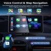 AX2V 7" HD Apple Carplay Screen for Car2-in-1 Wireless CarPlay Suitable for Apple CarPlay and Android Auto, Apple CarPlay with GPS Navigation, Voice Control, Mirror Link, Bluetooth for Most Vehicle view 3