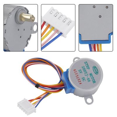 4,Phase 5,Wire Stepper Motor, 5 pcsorset DC 5V, directly connected, convenient to use with development board, Micro Reduction Stepping Motor