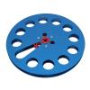 Masyrt 1/4 7 Inch Universal Aluminum Alloy Tape Reel, 11 Holes Sound Open Reel, Empty Take Up Recording Sound Tape Reel (Blue) view 4
