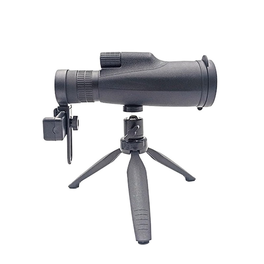 10-3050 Powerful Monocular BKA4/FCM Long Range Pocket Spotting Zooming Telescope Eyeglass for Hunting Camping Tourism(Black Set 2)