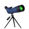 25-75x70 Telescope Spotting Scope Zoom Monocular BAK4 Prism Telescope with Tripod for Target Shooting Bird Watching Waterproof(25-75x70 Blue C) view 1