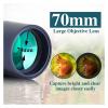25-75x70 Telescope Spotting Scope Zoom Monocular BAK4 Prism Telescope with Tripod for Target Shooting Bird Watching Waterproof(25-75x70 Blue C) view 2