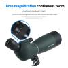 25-75x70 Telescope Spotting Scope Zoom Monocular BAK4 Prism Telescope with Tripod for Target Shooting Bird Watching Waterproof(25-75x70 Blue C) view 3