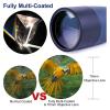 25-75x70 Telescope Spotting Scope Zoom Monocular BAK4 Prism Telescope with Tripod for Target Shooting Bird Watching Waterproof(25-75x70 Blue C) view 4