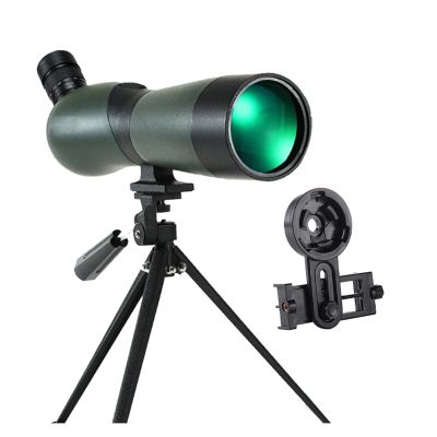 25-75X70 Professional Zoom Powerful Long Range Telescope Spotting Scope High Magnification HD Monocular for Bird Watching Camp(A 20-60x60)