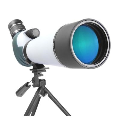 20-60x80 Zoom Monocular Telescope Powerful Spotting Scope BAK4 Big Eyepiece Dual Focus Optics Lens Tripod for Bird Watching(with Adapter)