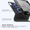 Inateck Magnetic Keyboard Case for Air 11 inch (M4 2026/2025 M3/2024 M2), Easy-Set Keyboard for Air 5/4 Gen, iPad Pro 11 inch 4/3/2/1 Gen, Floating Cantilever Stand, 7-Color Backlight with Trackpad view 3