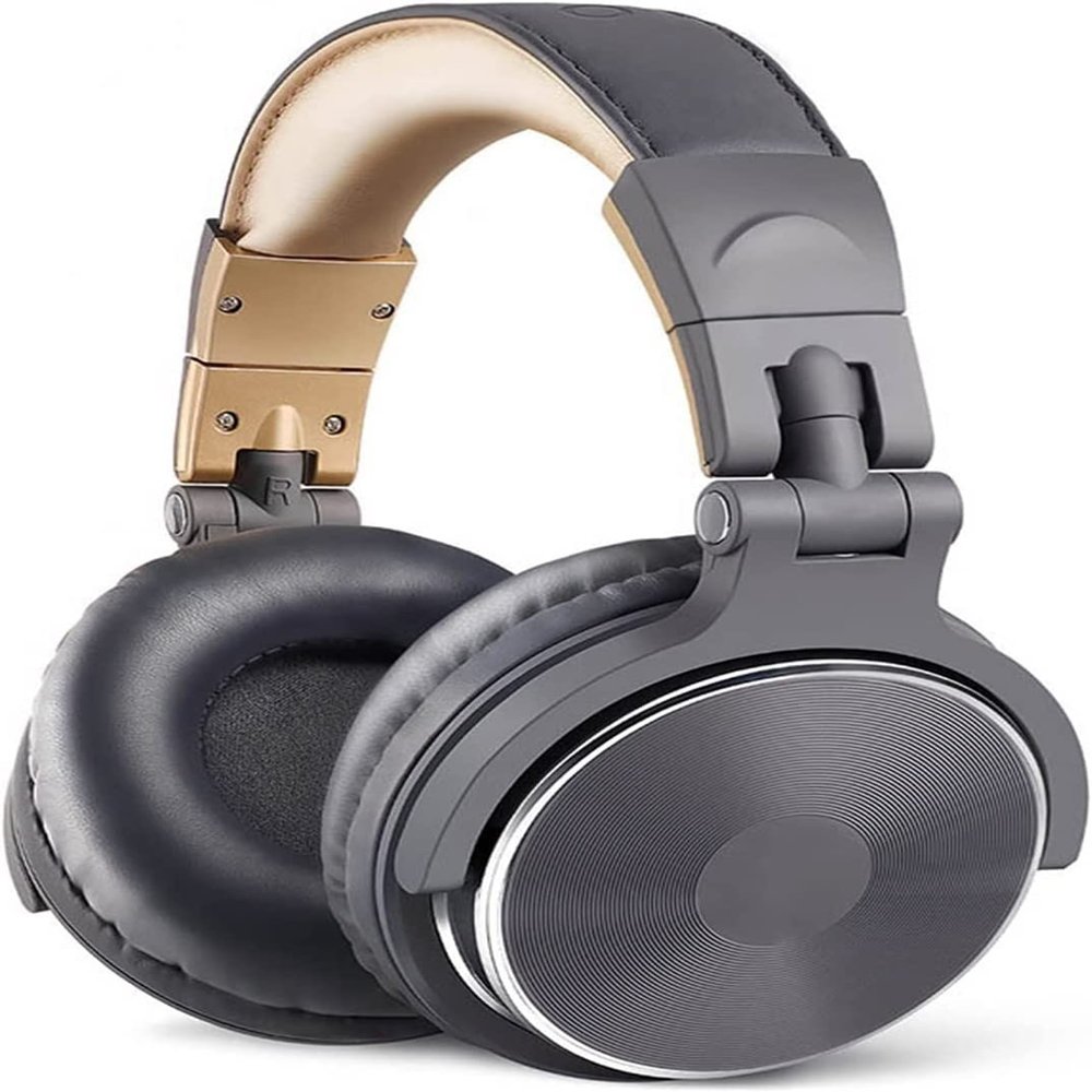 LJGYYDS Active Noise Cancelling Headphones, Over Ear Headphones, Hi-Res Audio, Deep Bass, Memory Foam Ear Cups, for Travel, Home Office(Black)