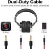 LJGYYDS Active Noise Cancelling Headphones, Over Ear Headphones, Hi-Res Audio, Deep Bass, Memory Foam Ear Cups, for Travel, Home Office(Black) view 3