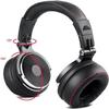 LJGYYDS Active Noise Cancelling Headphones, Over Ear Headphones, Hi-Res Audio, Deep Bass, Memory Foam Ear Cups, for Travel, Home Office(Black) view 4