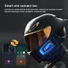 Bewinner Motorcycle Helmet Bluetooth Headset, Dual Connectivity Helmet Intercom with HiFi Speakers, Noise Reduction Automatic Call Answering Helmet Headset Speaker view 2