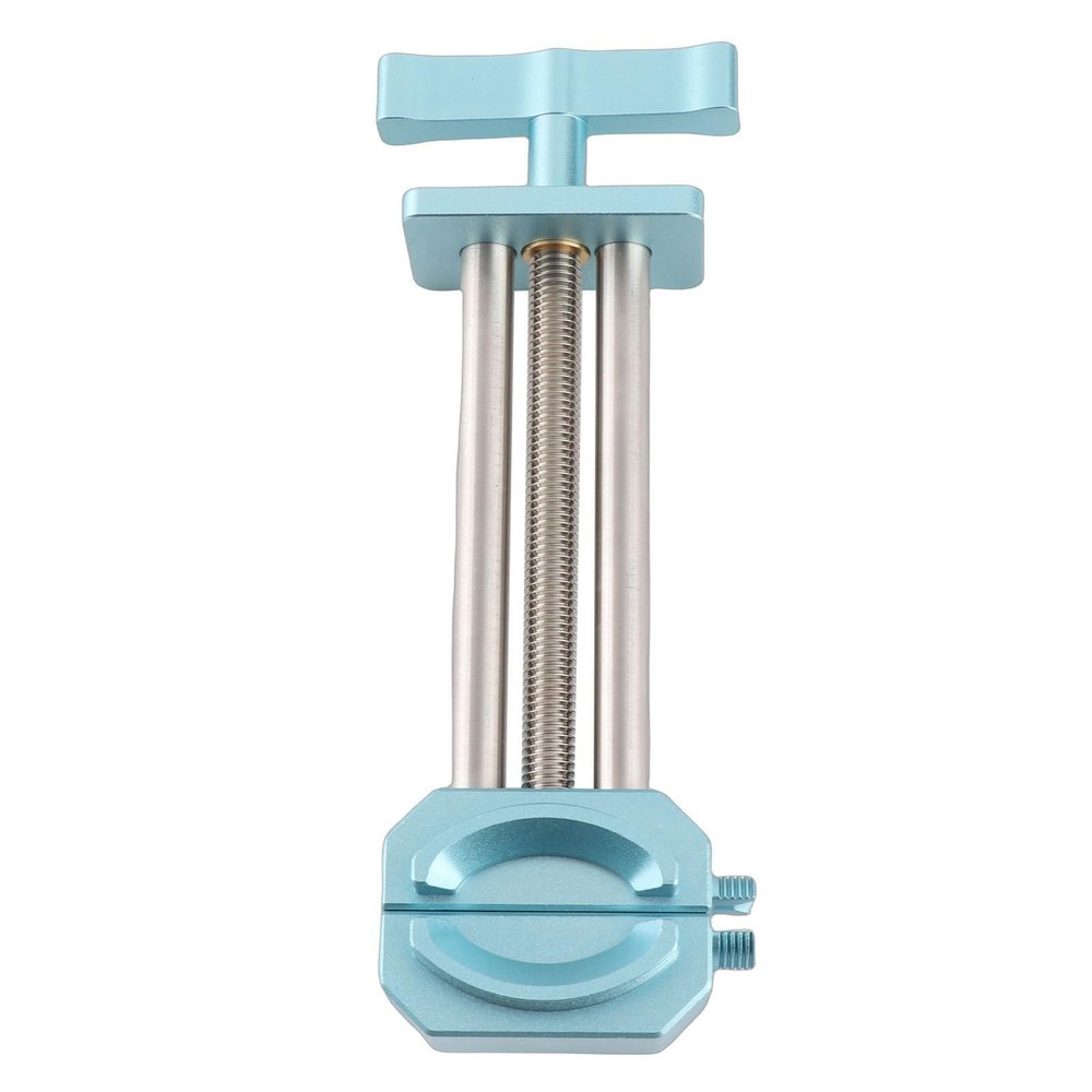 Aluminum Alloy Camera Lens Vise Auxiliary Tool, Adjustable Clamp 8mm to 90mm,Compatible with 22mm to 110mm Lenses Thread and Filters,Repair Threads or Dented Lenses for DSLR Camera