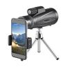 18x62 Monocular Telescope High Power HD Compact Waterproof Bak4 Professional Optics Glass Tripod Phone Clip for Hunting(with Adapter) view 3