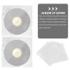 BRIGHTFUFU 50pcs Vinyl Record Sleeve Cover Album Protective Cover Sturdy Outer Sleeves for Record Storage view 4
