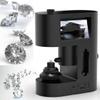 Digital Electron Microscope, 30-200X Diamond Girdle Viewer with LED Fill Light and Dual Screen Display, Adjustable Focus and Clear Image, for Diamond Inscription Viewer view 1