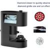 Digital Electron Microscope, 30-200X Diamond Girdle Viewer with LED Fill Light and Dual Screen Display, Adjustable Focus and Clear Image, for Diamond Inscription Viewer view 4