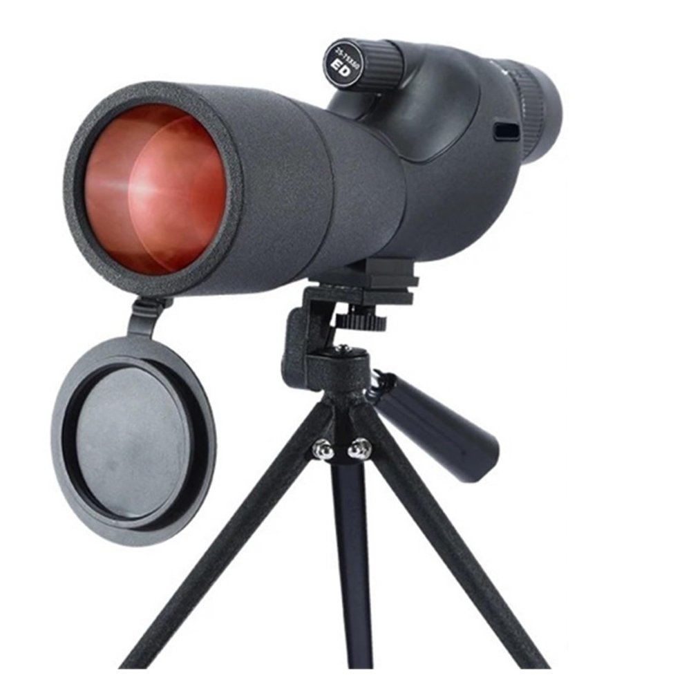 25-75x70/ 60 HD Telescope Zoom Monocular WatchingBird Powerful Long Range Waterproof Spotting Scope for Shooting Camping Tourism(25-75x60 Black B)