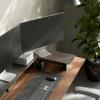 amesoba desk stand mini (Dark Walnut, Mini) view 3
