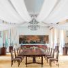 White Ceiling Drapes for Wedding Ceiling Drapes, Wedding Arch Draping Fabric Sheer Curtains, Chiffon Ceiling Drapes for Stages Arches Receptions Candy Buffets Dessert Tables(100D 6 Pack) view 2