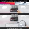 HHBL8I Displayport KVM Switch 2 Monitors 2 Computers 4K@144Hz(1 DP in,DP+HDMI Out),Dual Monitor KVM Switch Displayport 1.4 view 4