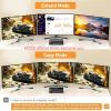 KVM Switch 3 Computers 3 Monitors HDMI USB 3.0 KVM Switcher 8K@60Hz/4k@144Hz Triple Monitor KVM(US Power Adaper) view 3