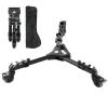 SIRUI Photography Tripod Dolly, Heavy Duty Universal Tripod Wheels with 3" Rubber Wheel, Adjustable Legs, 33lbs Capacity for DSLR Cameras Camcorder Photo Video Lighting (AM-DF02) view 1