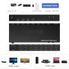 HHBL8I KVM USB Switch, 8 in 1 Out HDMI Switcher Box Support 4K@30Hz for 8 PC Share Keyboard and Mouse, Support USB Hub Connect view 2