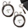 2 Pcs 6-Foot Laptop LocksHardware Security Chains with KeysSturdy Steel3x7mm Lock Hole,for Samsung Lenovo Android and All Other Notebooks and TabletsSilver view 1