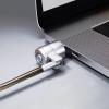 2 Pcs 6-Foot Laptop LocksHardware Security Chains with KeysSturdy Steel3x7mm Lock Hole,for Samsung Lenovo Android and All Other Notebooks and TabletsSilver view 4