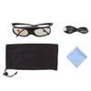 Pistro Rechargeable DLP-Link Active Shutter 3D Glasses for Projectors 96Hz-144Hz Lightweight Wide Viewing Angle Black view 1