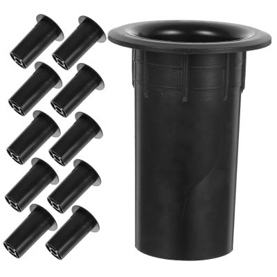 BRIGHTFUFU 12pcs Plastic Speaker Port Tube Bass Reflex Accessory for Enhanced Audio Quality Easy to Install Stain Resistant