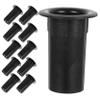BRIGHTFUFU 12pcs Plastic Speaker Port Tube Bass Reflex Accessory for Enhanced Audio Quality Easy to Install Stain Resistant view 1