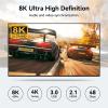 HHBL8I 8K HDMI 2.1 KVM Switch 1 Monitors 4 Computers 8k@60Hz 4K@144Hz 4x1 USB 3.0 KVM Switch for 4 PC Share Keyboard Mouse(AU Power Adapter) view 4