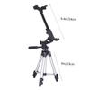 BRIGHTFUFU Retractable Aluminum Alloy Rotating Tablet Holder for Treadmill Bed Tripod Mount Sturdy Extendable Legs Tablets Compatible view 2