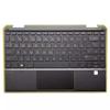 Laptop PalmRest&Keyboard for HP Spectre x360 13-AW0000 L73748-001 with touchpad&Backlit United States US Brown New view 1