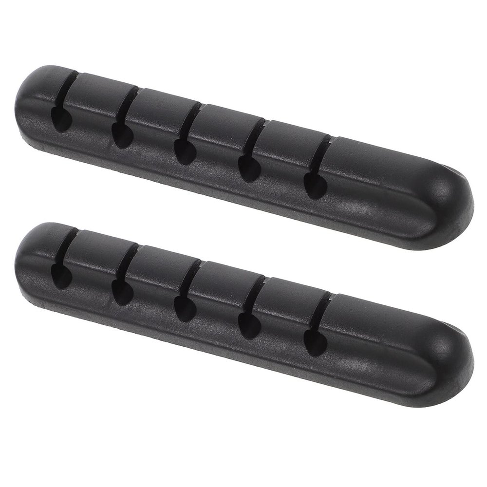 BRIGHTFUFU Practical Data Cable Holder 2pcs Cable Organizers for Home Office Car Silicone Material Wire Holders