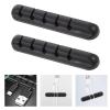 BRIGHTFUFU Practical Data Cable Holder 2pcs Cable Organizers for Home Office Car Silicone Material Wire Holders view 3