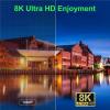 HHBL8I 8K USB 3.0 KVM Switcher,2 Input 3 Output 3 Monitors 2 Computers Switch Support 8K@30Hz 4K@144Hz USB 3.0 Displayport for 2 PC(EU Power Plug) view 3