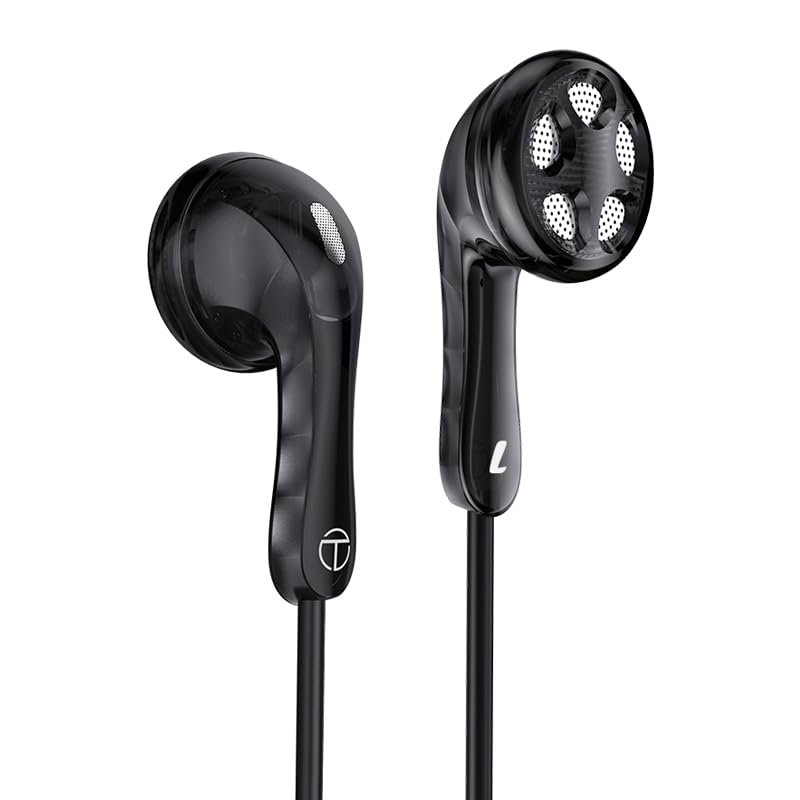LEAUDIO TRN Seahorse Classic High-Fidelity Flat Earphone 14.2mm Large Dynamic Driver Unit Non-in-Ear Headphones (Without mic)